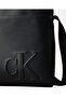 Black Men's Messenger Bag Bold Ck Reporter - 5