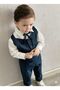 Premium Navy Suit Shirt Included ( LONG SLEEVE ) - 4