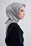 وشاح من نسيج التويل الحريري الخالص بنمط مونوغرام 9412D 87 - 3