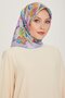 وشاح من الحرير الخالص بنقشة الزهور 9209D 51