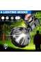 Professional Flashlight, with XHP70.2 LED, 800m range, 4 lighting modes - 3