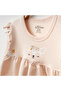 Baby Girl Animal Patterned Sweatshirt Pants 2-Piece Top and Bottom Baby Set 3 Months-36 Months - 2