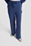 Elastic Waist Palazzo Pants 25Kd4039 Navy Blue - 3