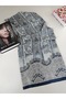 Luxury Voile Silk Shawl Hijab Foulard Scarf Shawl Leopard Pattern 90 X 180 cm - 4