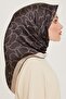 Floral Print Sura Saf Silk Scarf 9222D 87 - 2
