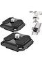 2 Pack Quick Release Plate 38mm Square Arca Type QR Camera Mount Plate