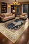 Sdt Traditional Peeling Effect Patterned Woven Base Modern Decorative Carpet Sdt216 - 2