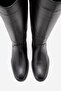 Ruiz Black Skin Genuine Leather Stretch Detailed Women's Boots - 2