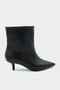 Saves Black Flat Stitch Detailed Women's Boots - 4