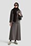طقم محبوك مخطط 25KD1163 أنثراسيت