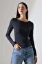 Women's Boat Neck Long Sleeve Bodysuit 21897