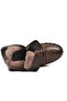 2K8518-Hk-350 Genuine Leather Inside Fur Non-Slip Brown Men's Boots - 5