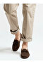 Sct-035 Brown Suede Leather Men's Loafer Shoes - 5