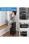 Storage Rack | 5-Layer Revolving Vegetable Kitchen Rack | Square Multipurpose Stora - 4