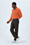 High Waist Plus Size Pleated Men's Baggy Khaki Fabric Pants - 2