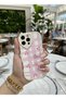 For iPhone 15 Pro Max Case Plaid Cherry Pattern Phone Case Stylish Protective Case with Heart Camera Frame