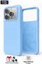 iPhone 17 Pro Compatible Case with Velvet Camera Lens Gift, Silicone Erasable Cover Tb-10