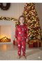 New Year Concept Long Sleeve 2-Ply Fabric Unisex Children's Pajama Set - 3