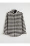 Lcwaikiki Classicgreen Regular Fit Plaid Gabardine Men's Shirt