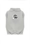 Unisex Mask Printed Oversized Loose Cut Cotton 3 Thread Ş Fleece-Lined Gray K Hooded Sweatshirt - 2