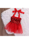 Girls' Sequined New Year Romper Dress - 3