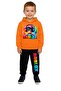 Roblox Printed Children's Tracksuit Set 3 Thread Ş Fleece-Lined Cotton Fabric Hooded