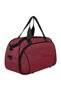 Modern Fabric Fully Lined Foam Travel and Sports Bag, Portable in Hand and on Shoulder, Burgundy - 5