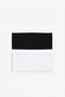 Premium Wide Headband - Skincare and Makeup Headband - Black-White - 4