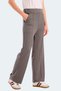 Ville Czg Women's Wide Leg Dark Gray Sweatpants - 3