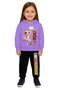 Braniot Printed Children's Tracksuit Set 3 Thread Count Fleece-Lined Cotton Fabric Hooded