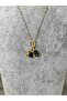 Steel Necklace Travel Airplane Model Gold - 2