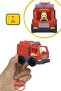 Blueyplus Figured Mini Fire Truck Free Wheel Durable Fun Toy - 8 cm