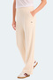 Ville Czg Women's Wide Leg Ecru Sweatpants