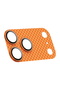 Apple iPhone 17 Pro Max Compatible Kevlar Carbon Fiber Metal Camera Lens Glass - 2