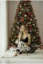Women's Black Patterned Special Design Satin Pajama Set - 3