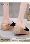 Women's Casual Wedge Slipper, Open Toe Suede Platform Sandal, Comfort Slip On Wedge Sandals, Fashion - 4