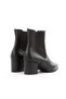 Black Thick Heeled Women's Boots with Elastic Sides Naylay - 5