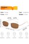 Vintage Small Rectangle Sunglasses Women Men Retro - 5