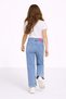 275-12-25 Girl's Jeans Heart Printed Straight Leg Jean 6/12 Years Old - 4