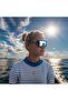 Flat Top TR90 Polarized Sports Sunglasses Trendy Oversized Square Shades Women Men UV400 - 3