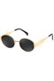 Trendy Retro Oval Sunglasses for Women Men Small Metal Frame Sun Glasses UV400 Shades