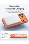 Apple iPhone 17 - 18 Pro Max Classic Hybrid Magsafe Case - Camera Control Button - Orange - 6