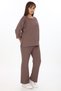 Women's Mink Seasonal Elastic Waist Pocketed Pipe Leggings 2-Piece Set - 3