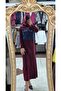 Denim Paneled Knitwear Dress - 2
