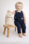 Unisex Children's 100% Cotton Knitted Baby Salopet-Straps+Diaper Bag - 3