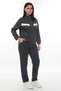 Women's Anthracite Seasonal Special Accessory Zippered Paneled Tracksuit Set - 3