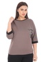 Women's Mink Summer Stone Pattern Elastic Waist Sweatpants Set - 3