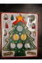 Wooden Christmas Tree Figure with Bell Ornament - 4