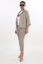 Women's Mink Summer T-Shirt with Snap Pockets and Accessories Printed 3-Piece Set - 3