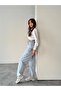 SIDE BELT ICE SNOW BUCKLE CARGO POCKET DETAIL BAGGY JEANS - 5